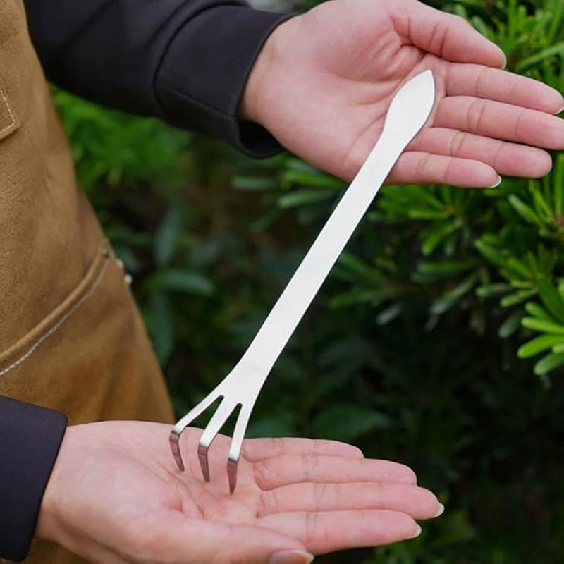 Bonsai Garden Accessories - 스테인리스 스틸 루트 레이크 휴대용 분재용