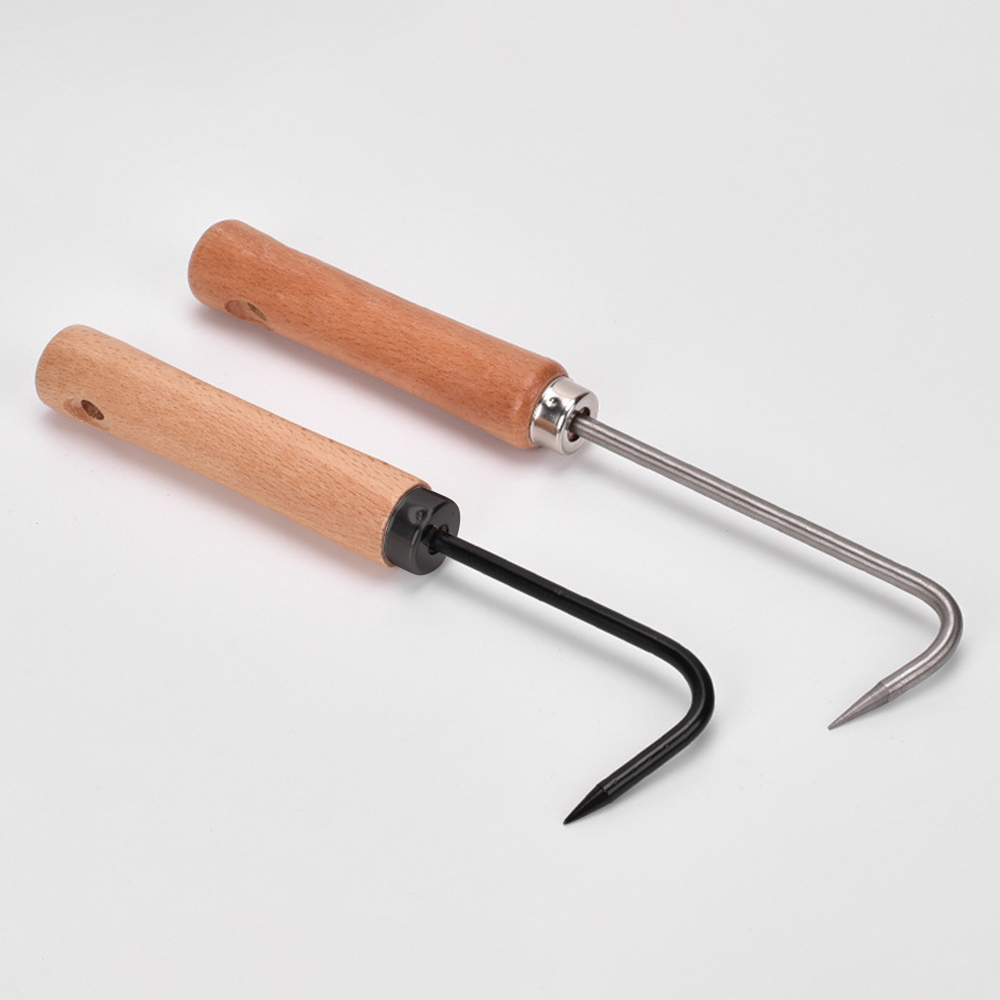 Bonsai Garden Accessories - 단일 발톱 후크 토양 풀기 도구,