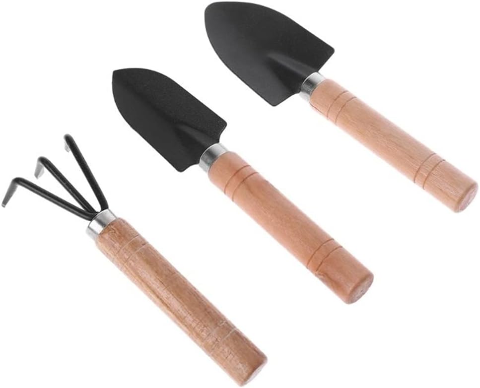Bonsai Tool Set - 3팩 정원용 삽, 갈퀴, 삽, 분재