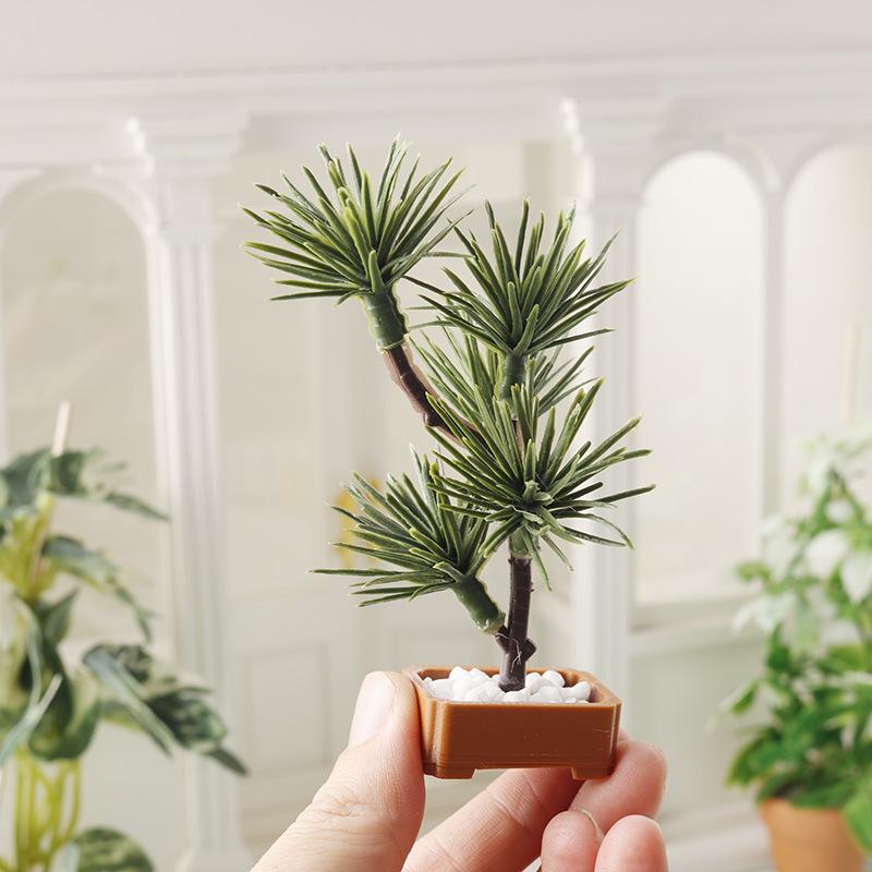 Us Bonsai Garden - 1Pcs 1/12 인형 집 시뮬레이션 소나무