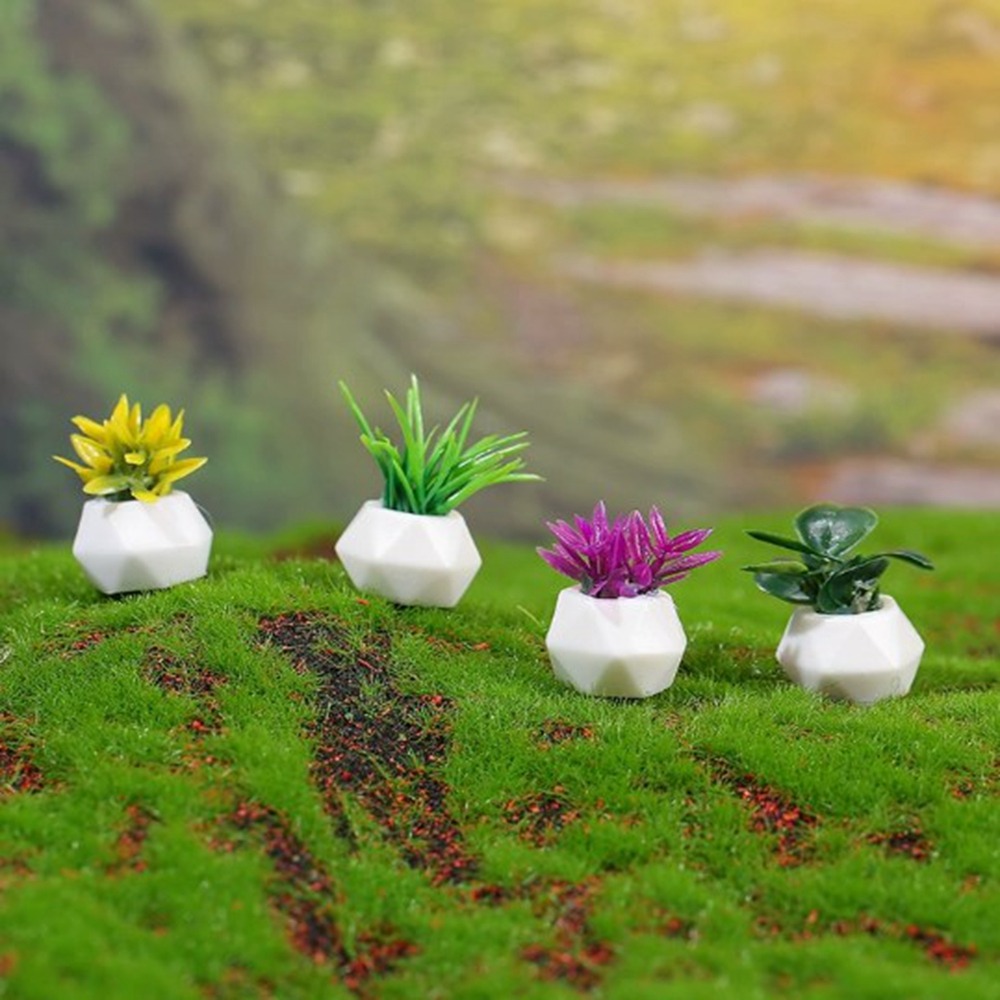 Bonsai Garden Accessories - 1:12 인형 집 미니어처 화분 멀티