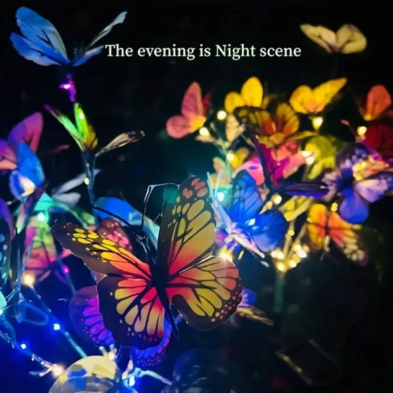 태양 LED 나비 정원 조명 마당 파티오 축제 크리스마 - Bonsai Garden Ornaments 리뷰 및 가격