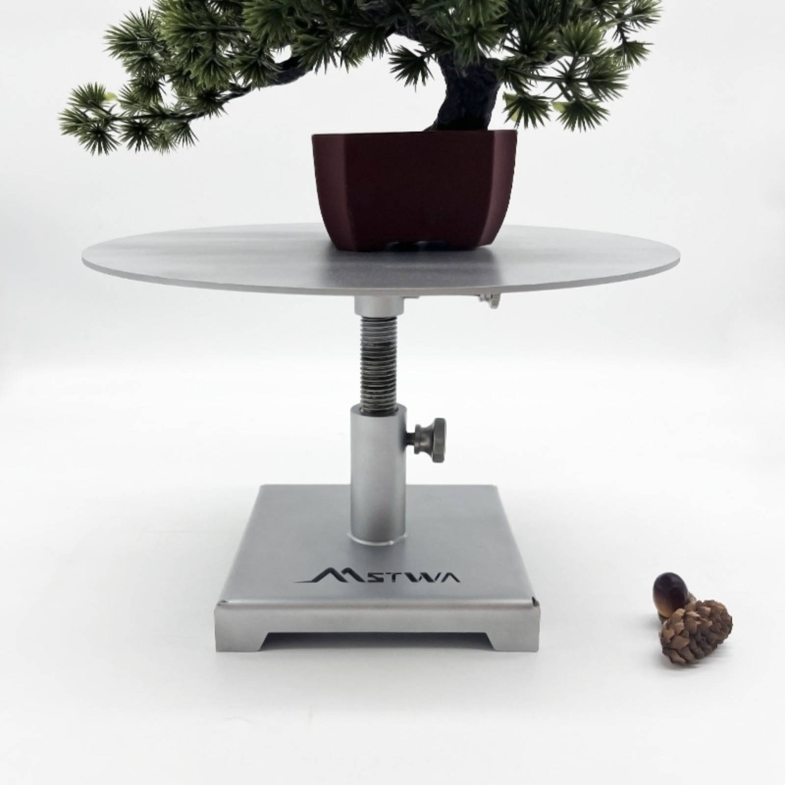 조절 가능한 스테인리스 스틸 분재 턴테이블이 있는 분재 - Us Bonsai Garden 리뷰 및 가격