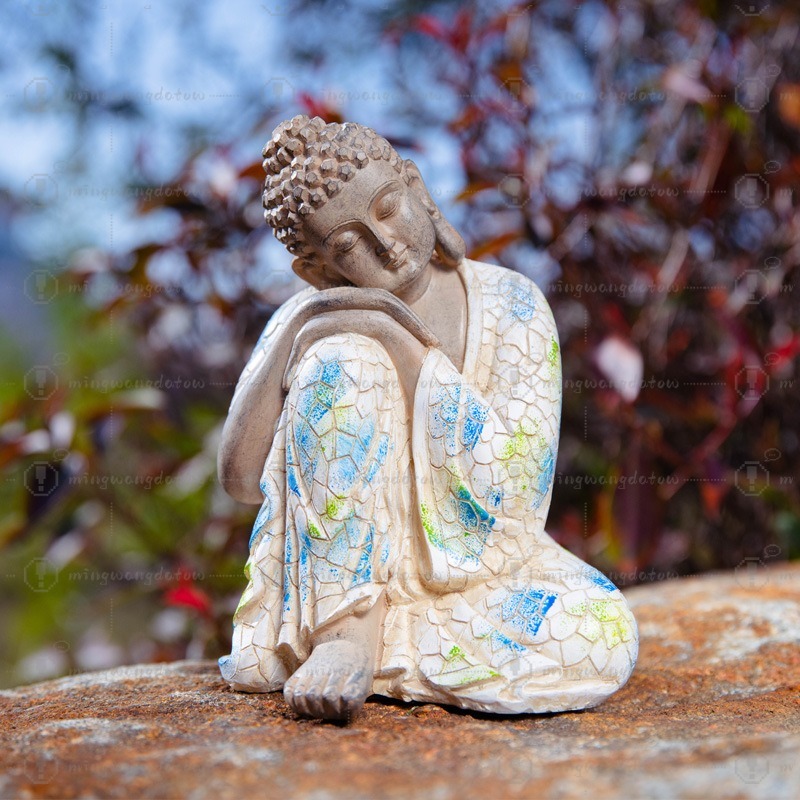 미니 불상 장식품, 새로운 중국 스타일의 정원 장식,  - Bonsai Garden Ornaments 리뷰 및 가격