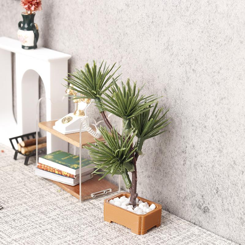 1Pcs 1/12 인형 집 시뮬레이션 소나무 녹색 식물 - Us Bonsai Garden 리뷰 및 가격