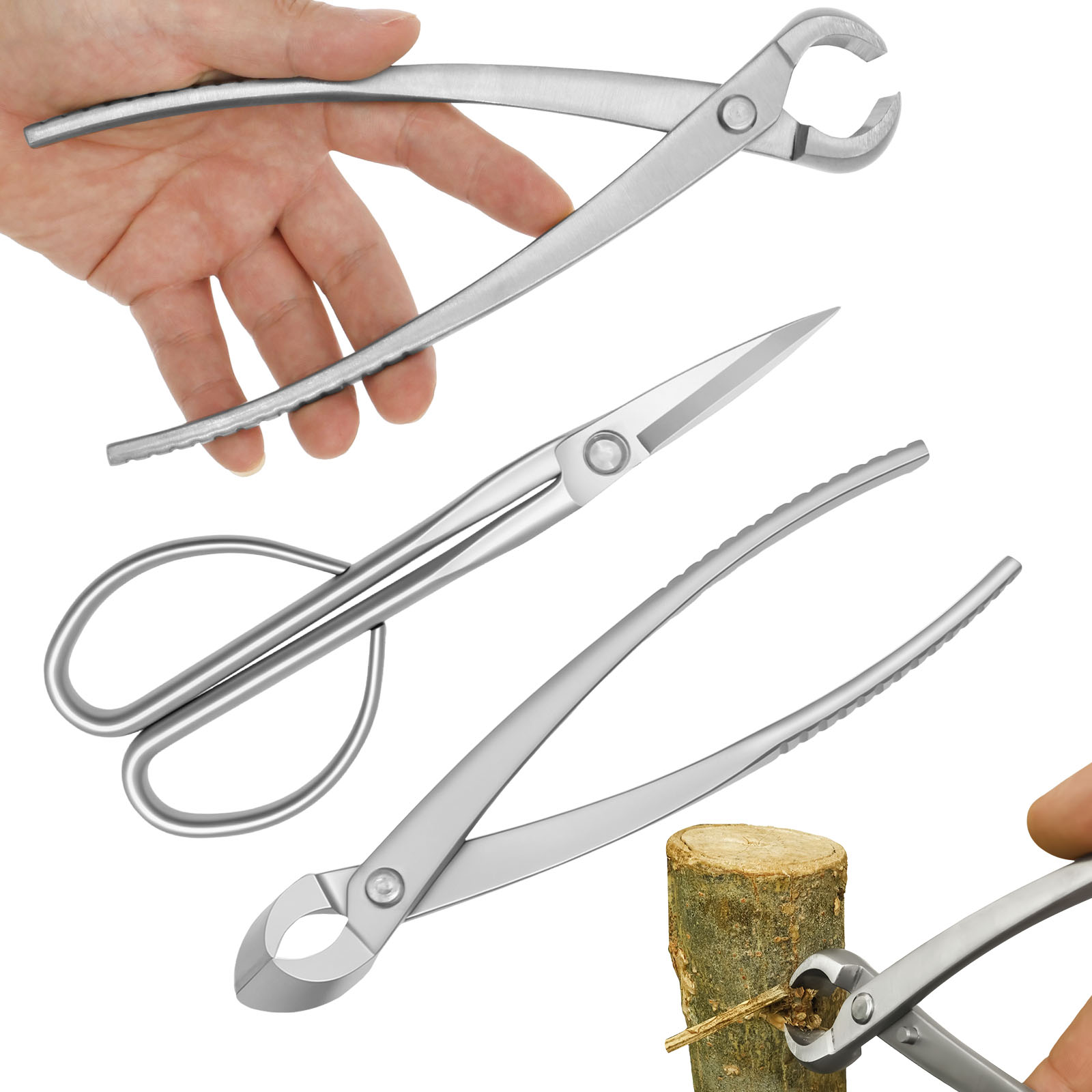 손잡이가 있는 3종 분재 도구 세트, 오목형 커터, 잎 - Bonsai Tool Set 리뷰 및 가격