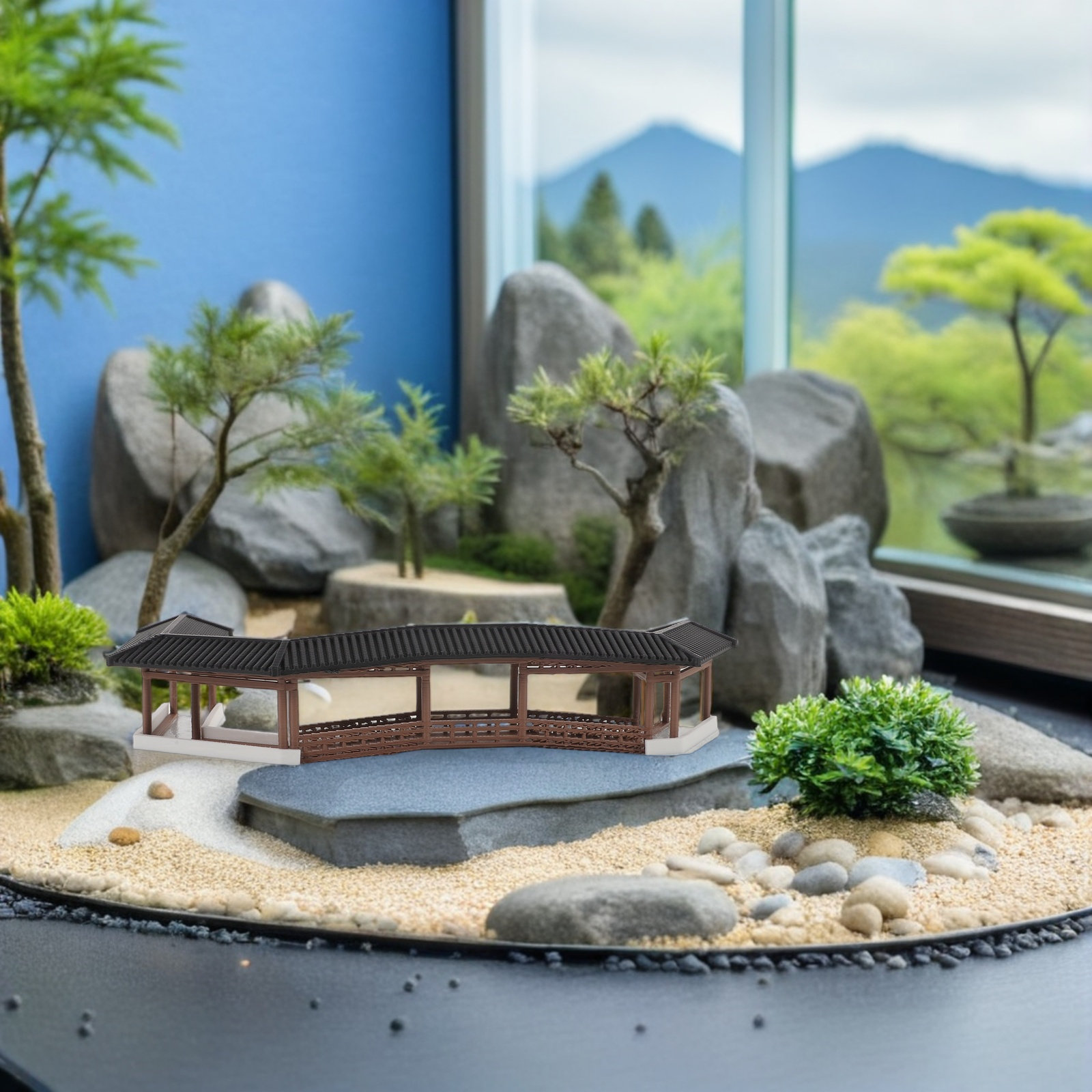 미니어처 다리, 고대 스타일, 플라스틱 소재, 미니어처 - Us Bonsai Garden 리뷰 및 가격