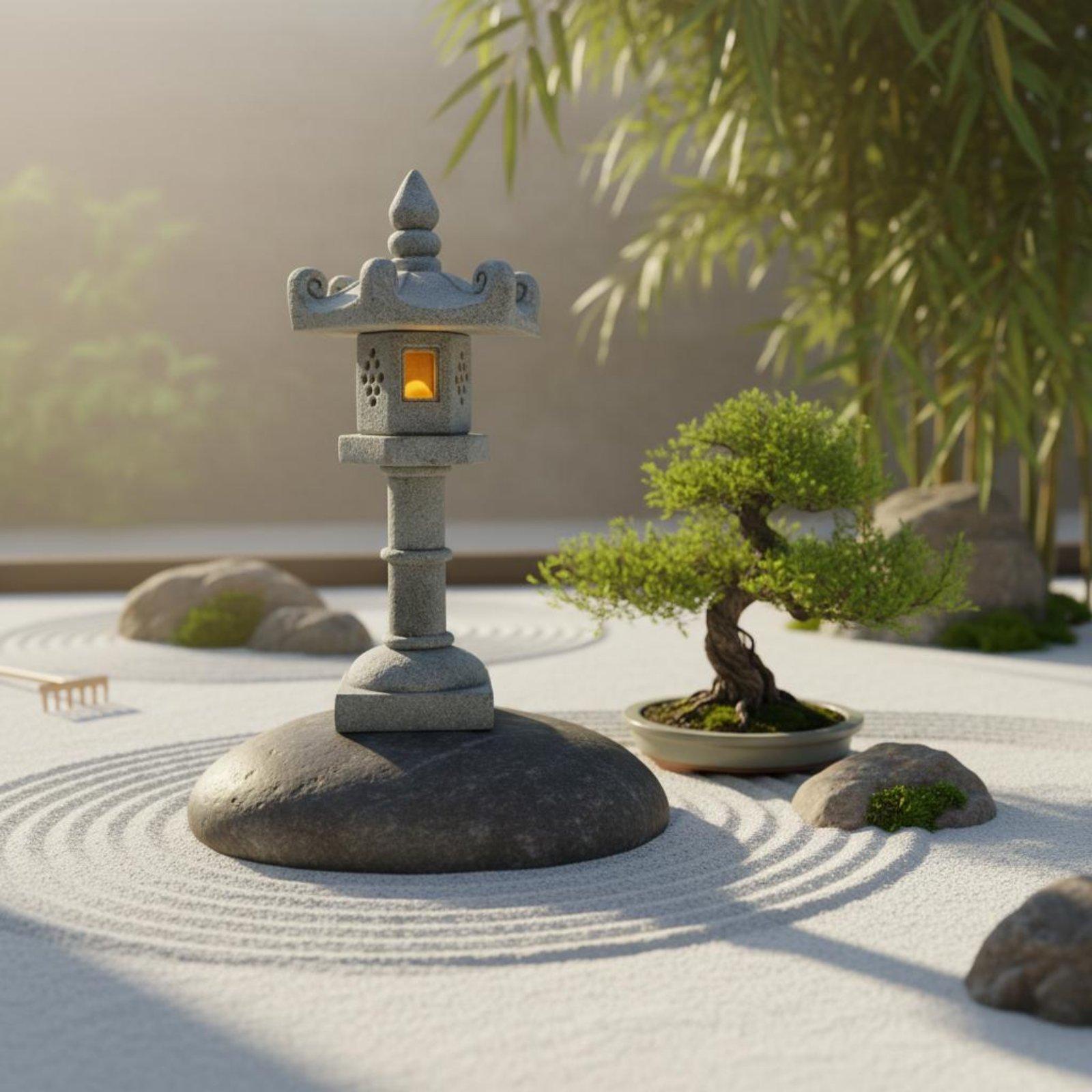 조경용 랜턴 일본식 랜턴 돌 탁상용 미니 풍경 장식품( - Us Bonsai Garden 리뷰 및 가격