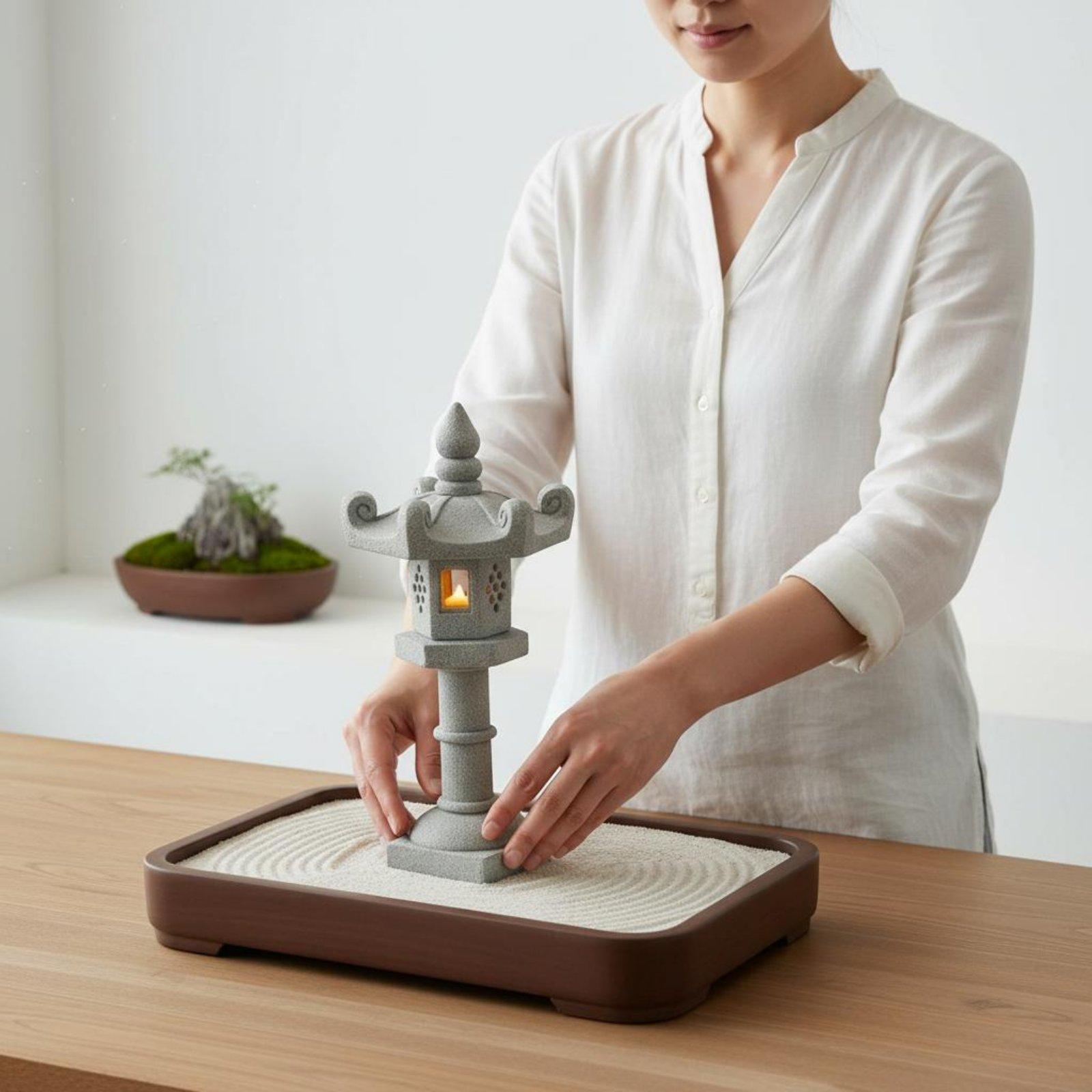 조경용 랜턴 일본식 랜턴 돌 탁상용 미니 풍경 장식품( - Us Bonsai Garden 리뷰 및 가격