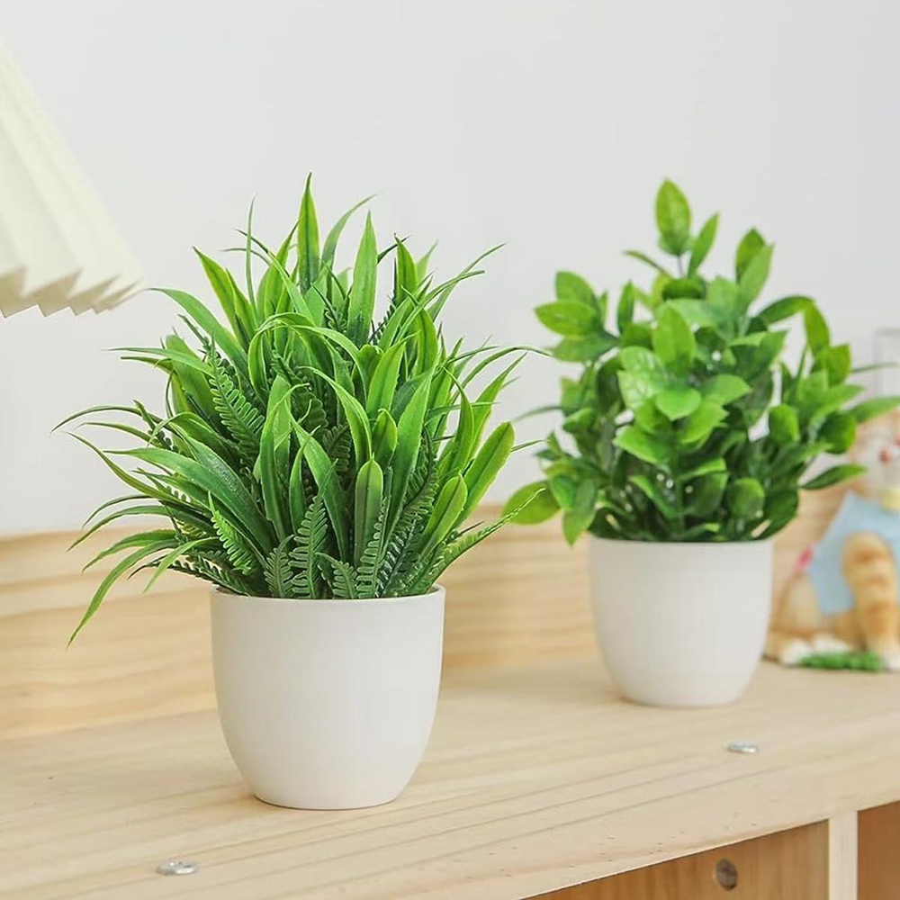4개/세트 미니 인조 식물 화분 실내외 장식용 녹색 분 - Bonsai Garden Accessories 리뷰 및 가격