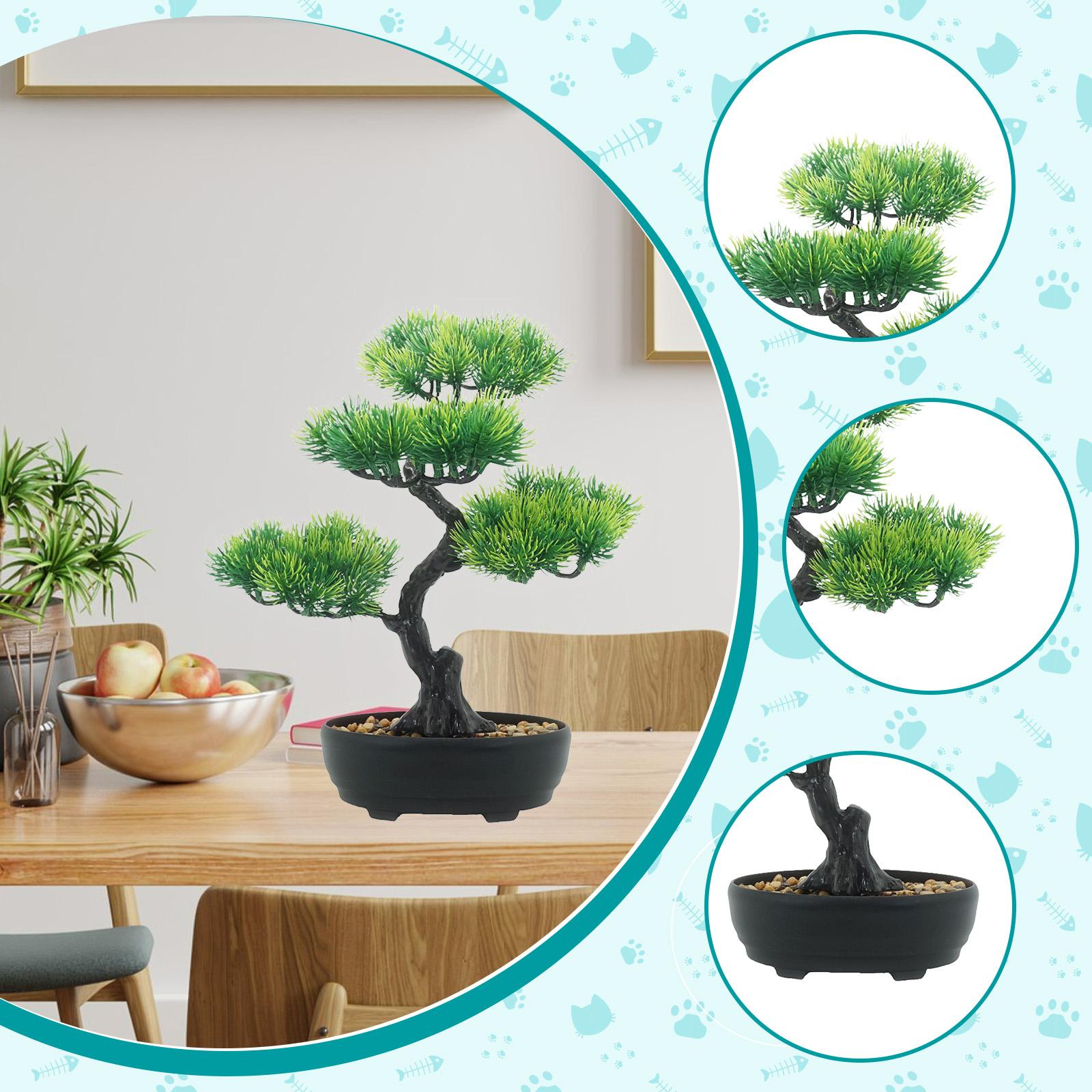 인공 분재 가짜 나무 화분 녹지 장식 데스크탑 디스플레 - Bonsai Garden Sushi 리뷰 및 가격