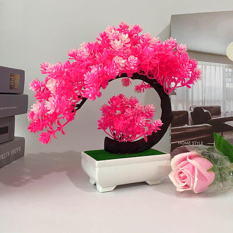 인조식물, 조화, 화분에 심은 작은 차나무, 장미, 초 - Bonsai Garden Sushi 리뷰 및 가격