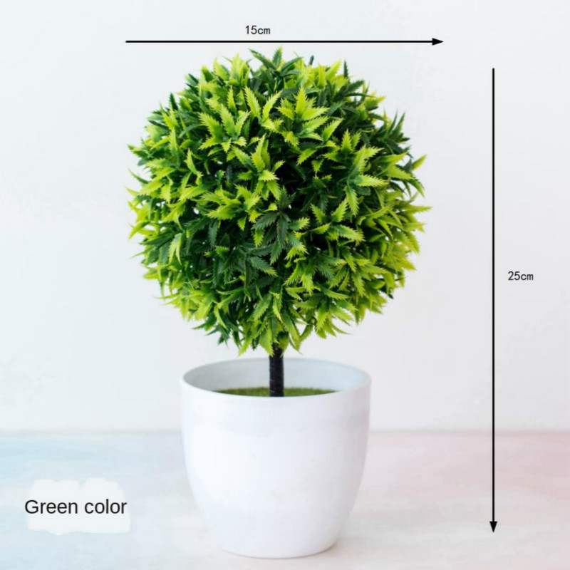 새로운 녹색 인공 식물 분재 작은 나무 잔디 꽃 화분  - Bonsai Garden Sushi 리뷰 및 가격