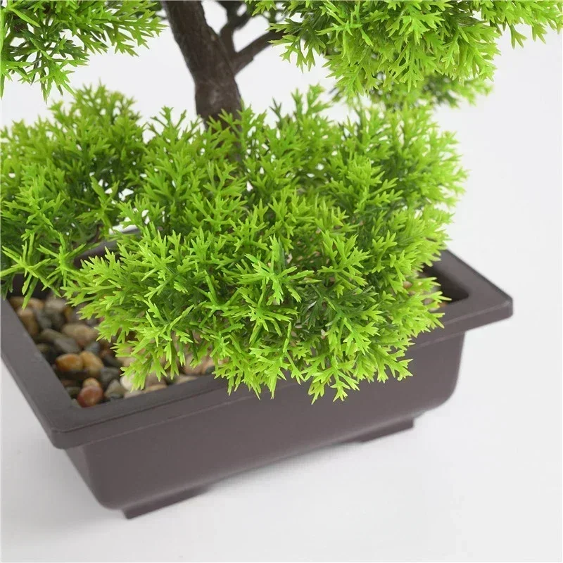 인공 식물 소나무 분재 작은 나무 냄비 식물 가짜 꽃  - Bonsai Garden Sushi 리뷰 및 가격