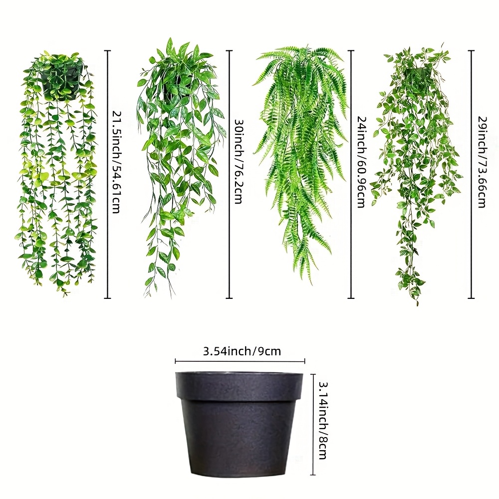 인공 걸이식 녹색 식물 화분 조합 인공 식물 장식 가짜 - Bonsai Garden Accessories 리뷰 및 가격