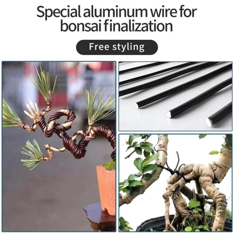 5m 분재 와이어 식물 지원 식물 모양을위한 양극 처리 - Bonsai Garden Accessories 리뷰 및 가격