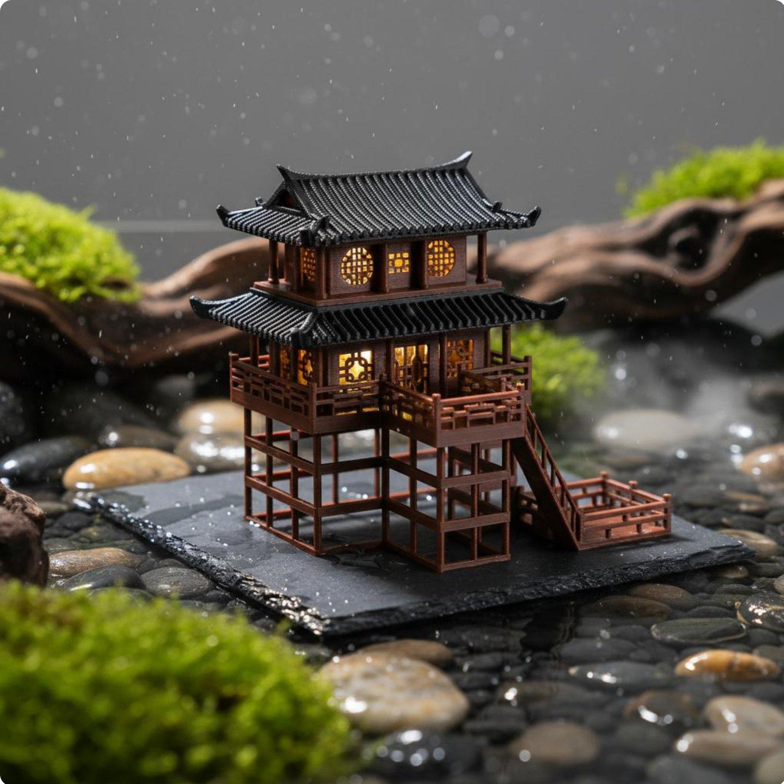 분재집 탁상용 플라스틱 탑 미니 마이크로 풍경 일본 정 - Us Bonsai Garden 리뷰 및 가격